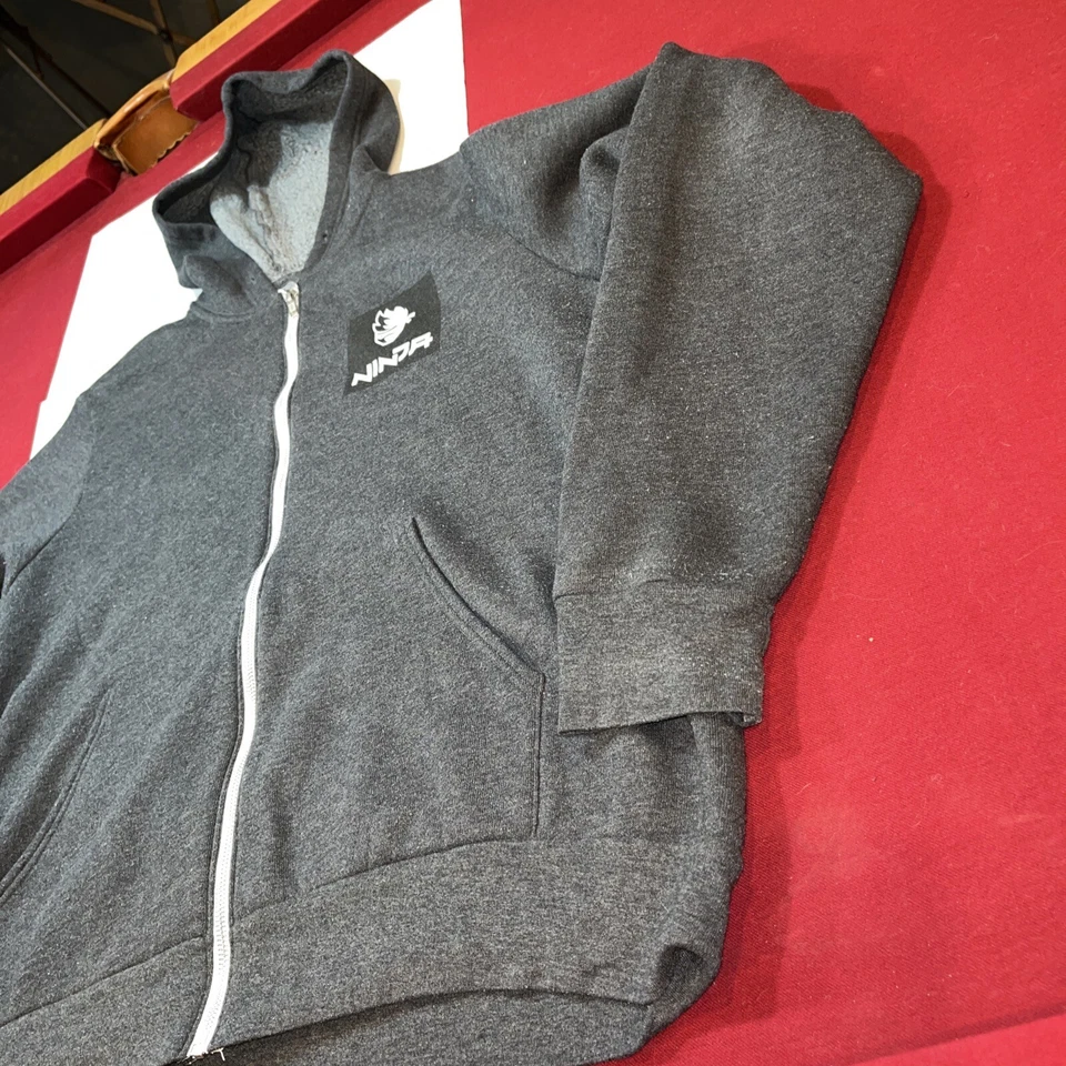 Sudadera con capucha Fortnite NINJA LOGO GRIS para hombre XL Youtube Merch sudadera con capucha cremallera completa Foto 4 de 4
