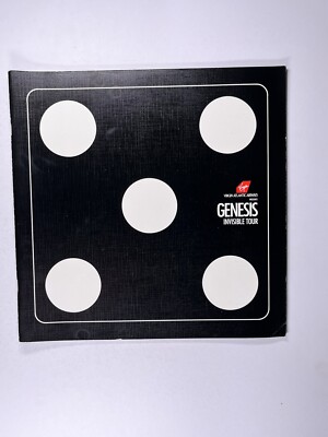 Genesis Programm Invisible Tour Phil Collins Original Wembley Stadium 1987