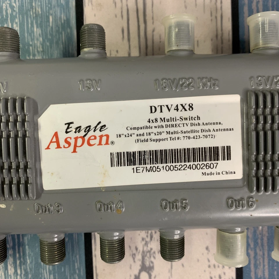 Eagle Aspen 4x8 Multi Switch DTV4X8 4 Inports 8 Outports Multi Satellite Dish - Image 2 of 4