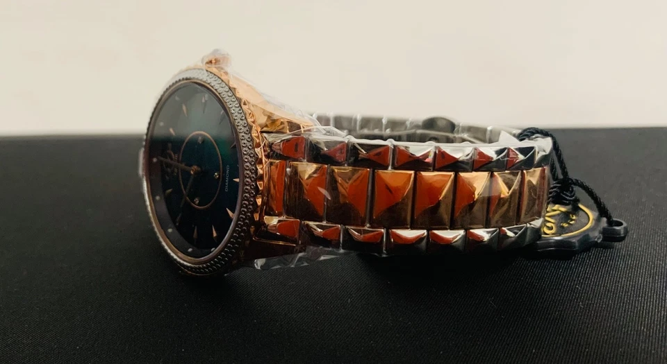 GV2 BY GEVRIL SIENA DIAMOND 11705-425 LIMITED EDITION ROSE GOLD SWISS WATCH 38MM - Image 4 of 4