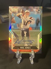 2021 Chronicles Football - MAC JONES Score Update Rookie Signatures /75 Auto RC