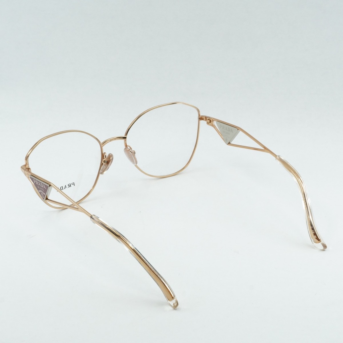NEW PRADA PR52ZV ZVF1O1 Pink Gold 53mm Eyeglasses | eBay