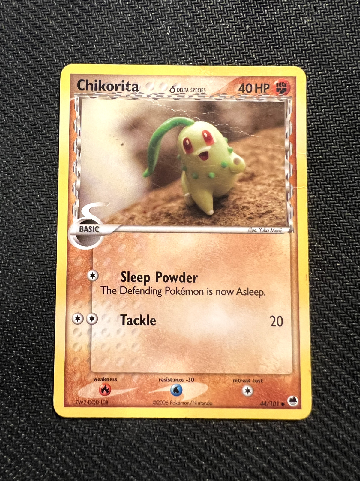 Chikorita (Delta Species) 44/101 Dragon Frontiers Regular LP