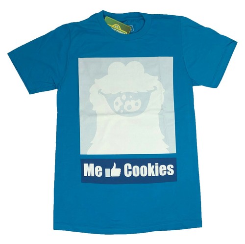 Sesame Street Men's T Shirt Cookie 