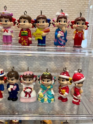 Peko chan Keychain figure lot milky poco fujiya mini Mascot set 30