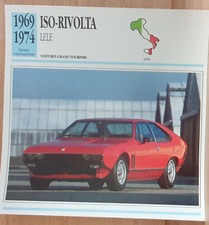ISO-RIVOLTA LELE CARTE EDITION ATLAS AUTO VOITURE