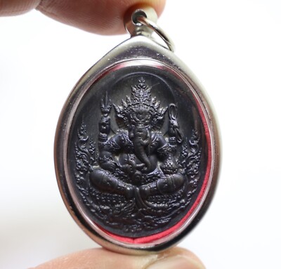 LORD GANESHA AMULET 4 GOD OF SUCCESS GANESH GANAPATI OM HINDU DEVA LUCKY PENDANT
