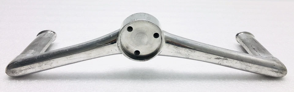 GILROY INDIAN МОТОЦИКЛ CO. ПОЛИРОВАННАЯ ЗАГОТОВКА АЛЮМИНИЕВЫЙ КАБЛУК НОСОК ПЕРЕКЛЮЧАТЕЛЬ 3 ОТВЕРСТИЯ - Изображение 4 из 4