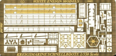 WEM PE35127 1/350 German Schnellboot Detail Up Etching Parts