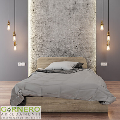 Letto moderno una piazza e mezza contenitore 120x190cm mrovere