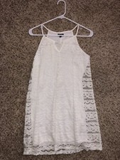 Women’s White Dress, Size Small, Lace