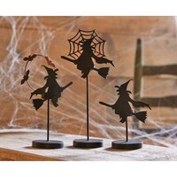3 Piece Witch Tealight Holder Set 3 Piece Witch Tealight Holder Set