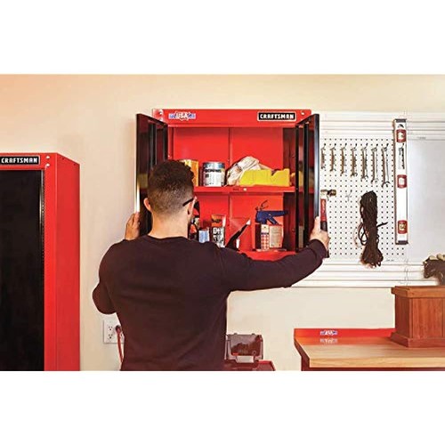 CRAFTSMAN Garage Storage, 28-Inch Wide Wall Cabinet (CMST22800RB) - Picture 10 of 11