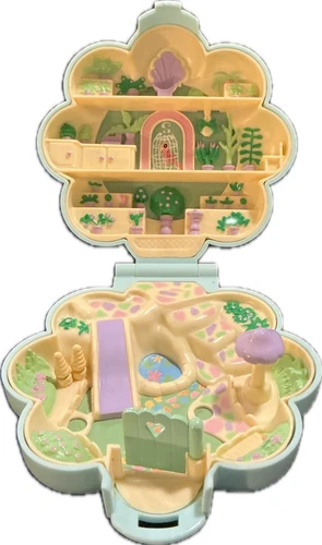 VINTAGE 1990 POLLY POCKET BLUEBIRD MIDGE'S FLOWER SHOP Compact Only No Figurines