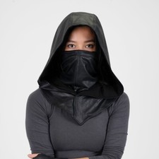 Leather Assassin Ninja Summer Festival Clothing Hood Mask Creed Costume Cosplay