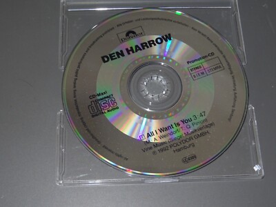 DEN HARROW - ALL I WANT IS YOU / 1 TRACK PROMO-MAXI-CD 1992 (MINT-)