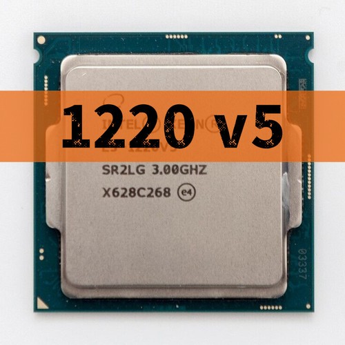 Intel Xeon E3-1220 v5  SR2LG 4 Cores 3.00GHz 8 MB LGA1151 CPU Processor - Picture 1 of 2