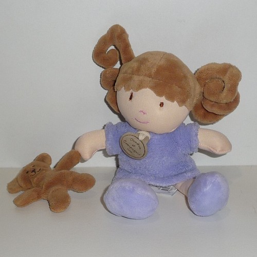 Doudou Poupée Doudou et Compagnie - Collection les Demoiselles - Violet