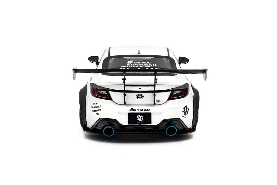 Toyota GR86 LBWK Body Kit Pearl White 2024 - Solido - 1/18 – Collect'Auto