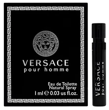 VERSACE POUR HOMME Cologne Eau de Toilette Sample Spray 0.03oz/1 ml