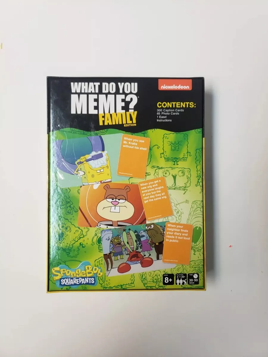 Nickelodeon What Do You Meme? Family- SpongeBob SquarePants Edition 