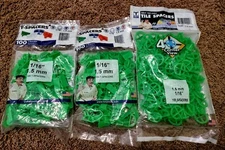3 Packs TAVY Two Sided Tile Spacers 100 pieces each bag 1/16" New