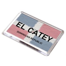 FRIDGE MAGNET - El Catey - Dominican Republic Flag