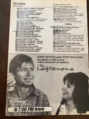 The Leftovers, Disney, John Denver, Cindy Williams, Vintage TV 