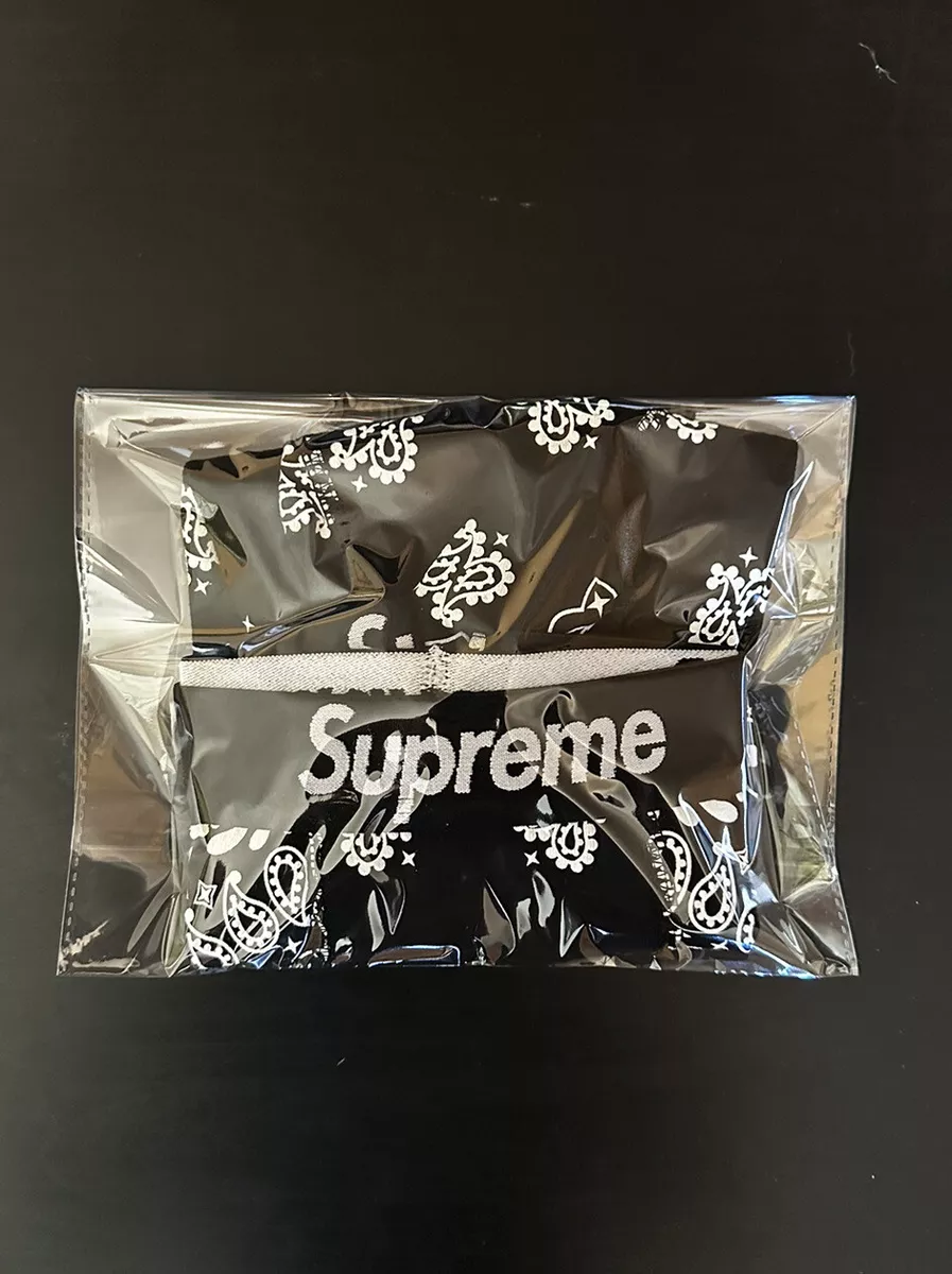 1 PACK SUPREME BOXERS PAISLEY BLACK SIZE SMALL BOXLOGO