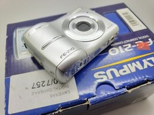 Great Condition Working Boxed Silver Olympus FE-210 7.1MP Digital Camera