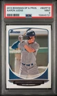 2013 Bowman Draft Picks & Prospects Aaron Judge #BDPP19 Rookie Card PSA 9 MINT