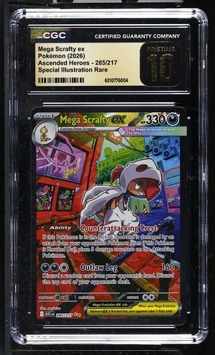Mega Scrafty ex graded CGC 10 for sale on eBay