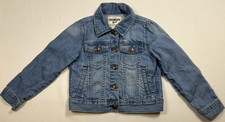 OshKosh B'gosh Unisex Size 5 Blue Denim Jean Jacket Medium Wash