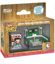 Exclusive Funko Bitty Pop Jayson Tatum and Boston Celtics Basketball Arena