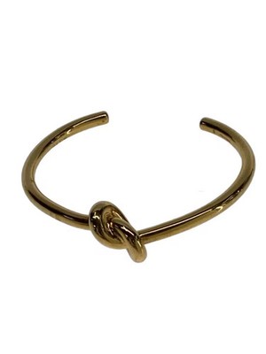 Celine Knot Extra Thin Bangle Gld Ladies M1r25