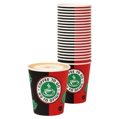 STORAGE100 1000 Kaffeebecher 8oz 0,2l Coffee To Go Becher, Papierbecher, Premium Pappbecher
