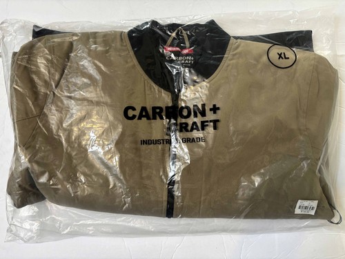 CARBON + CRAFT Padded Bomber Jacket X-Large, KHAKI - Picture 4 of 4