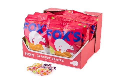 Fox's Glacier Fruits 200 g Pack of 12 