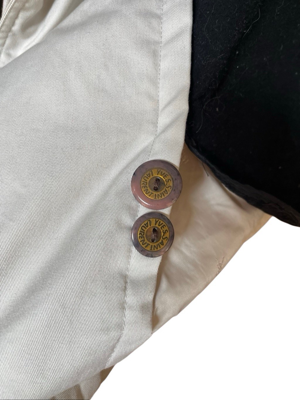 Vintage Yves Saint Laurent Pour Homme Tan Double … - image 11