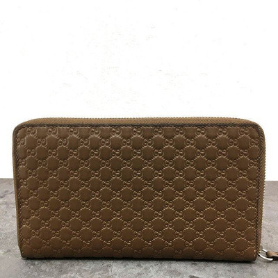 GUCCI Zip Wallet 391465 Brown Micro Gucci Wallet with Box GUCCI Zip Wallet 391465 Brown Micro Gucci Wallet with Box