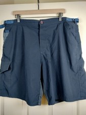Birdwell Beach Britches Board Shorts Mens L Navy Blue Two-Tone SurfStretch USA