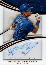 2015 Immaculate Shadowbox Signatures #21 Dilson Herrera Auto /73 - BB