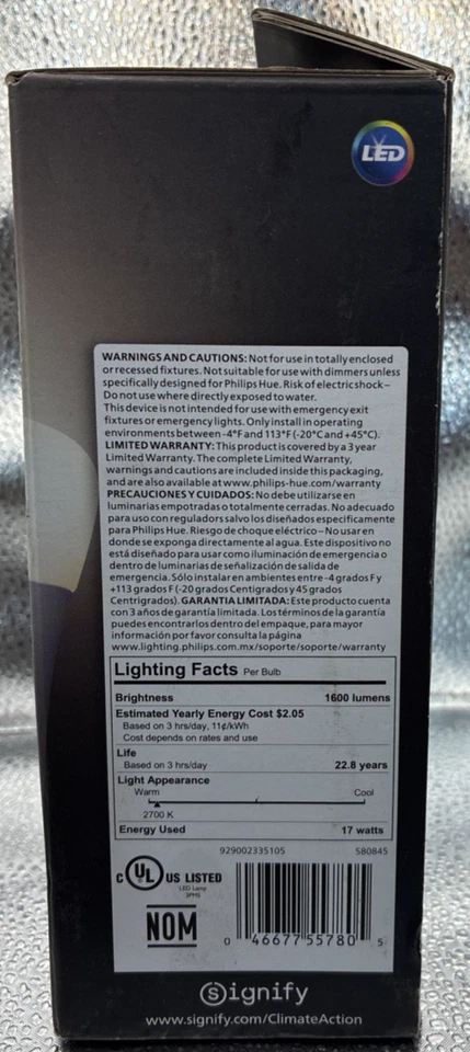 Philips Hue 100W A21 Smart LED Light Bulb - White - Image 4 of 4