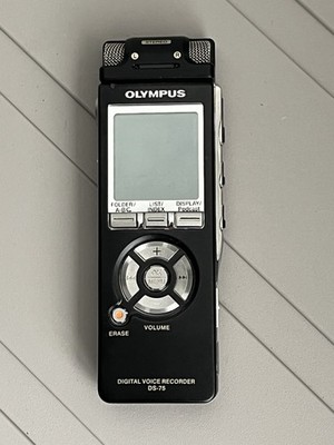 Olympus Diktiergerät Digital Voice Recorder DS-75 Stereo vintage Retro