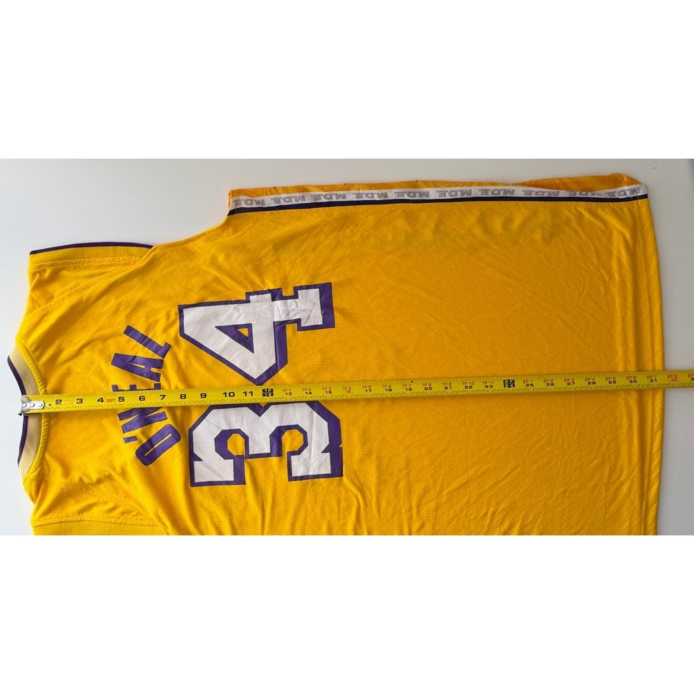 Los Angeles Lakers Shaquille O'Neal Links Marketing Group Jersey NBA Tank XL View 6