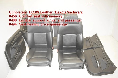 BMW F11 5er Innenausstattung Leder Komfortsitze Sitze Sitzheizung Memory schwarz