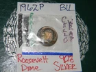 1962 P  Roosevelt Dime. RAINBOW TONED. Nice BU. (Inv.)