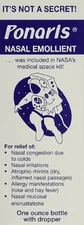 Ponaris Nasal Emollient Drops Nasal Irritation & Congestion Relief 1 oz 2 Pack
