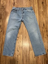 Vintage Rare Levi  s 501 Jeans   Made in USA   R Only Red Tag 38x32   501-0193