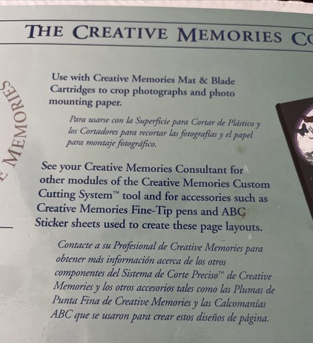 Creative Memories Custom Cutting System 12" Cutting Patterns 3 Edges Swell NEW - Picture 4 of 7